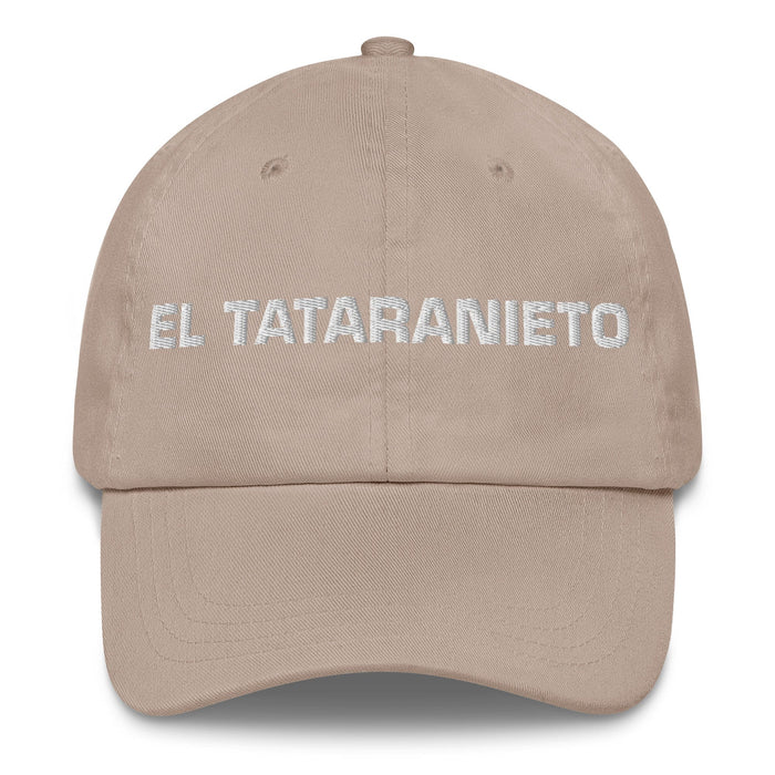 El Tataranieto The Great-Great-Granddaughter / The Great-Great-Grandson Mexican Spanish Pride Gift Regalo Dad Hat Mexicada Stone