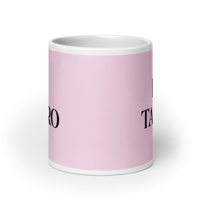 El Tauro The Taurus Funny Home Office Work Coffee Mug Mexican Spanish Pride Gift White Glossy Cup Light Pink Card Mug Mexicada