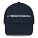 El Técnico De Rayos X The X-Ray Technician Mexican Spanish Pride Gift Regalo Dad Hat Mexicada Navy