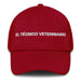 El Técnico Veterinario The Veterinary Technician Mexican Spanish Pride Gift Regalo Dad Hat Mexicada Cranberry