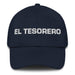 El Tesorero The Treasurer Mexican Spanish Pride Gift Regalo Dad Hat Mexicada Navy