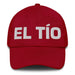 El Tío The Aunt / The Uncle Mexican Spanish Pride Gift Regalo Dad Hat Mexicada Cranberry