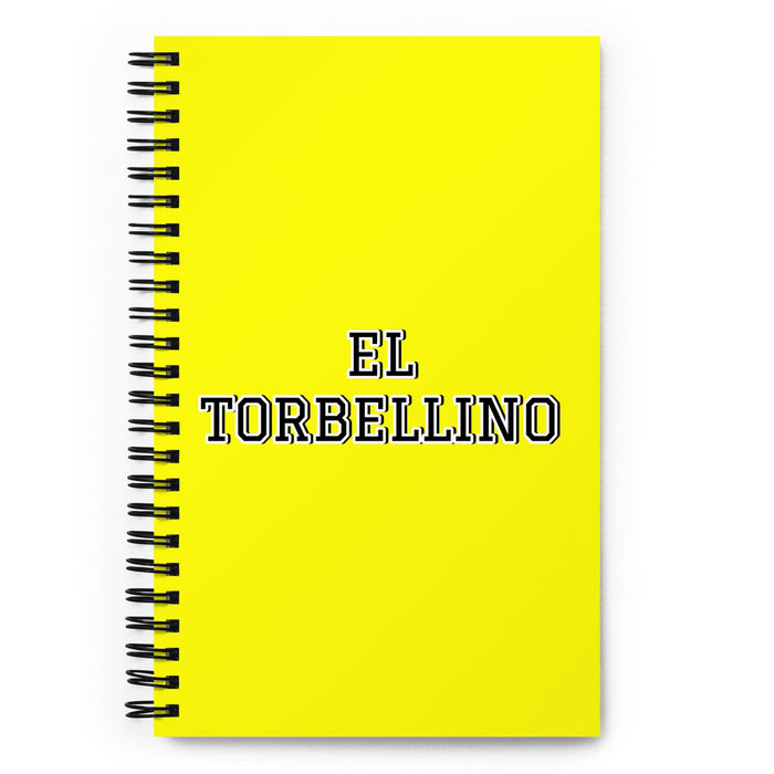 El Torbellino The Whirlwind | Yellow Spiral Notebook, 140 Dotted Sheets | Funny Gift Idea Home Office Work | Mexican Spanish Pride Gift Mexicada