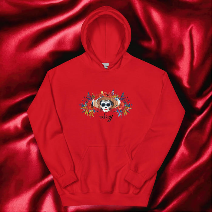 El Trendy Exclusive Art Piece Home Office Work Mexican Spanish Pride Gift One-Of-A-Kind Unisex Hoodie | E13 Mexicada Red / S