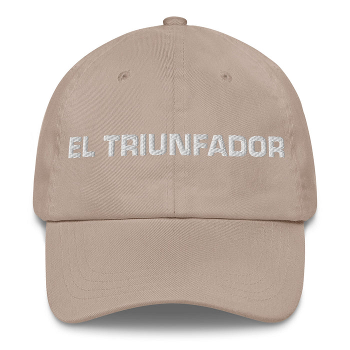 El Triunfador Triumphant One Mexican Spanish Pride Gift Regalo Dad Hat - Mexicada