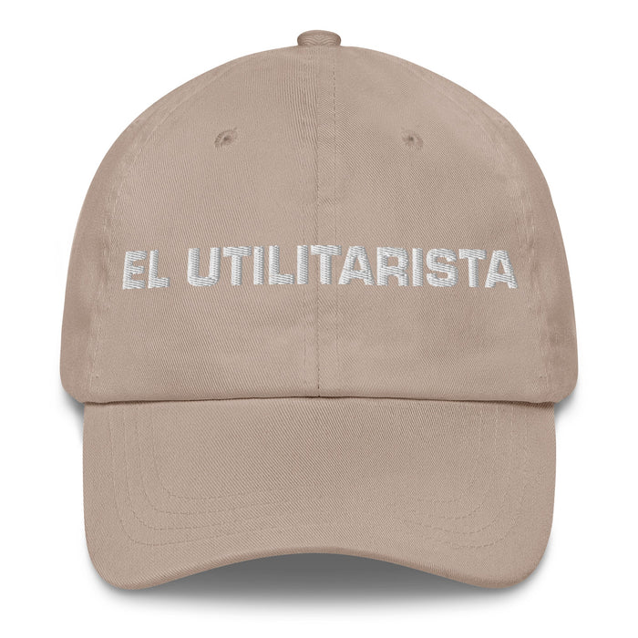 El Utilitarista The Utilitarian Mexican Spanish Pride Gift Regalo Dad Hat - Mexicada