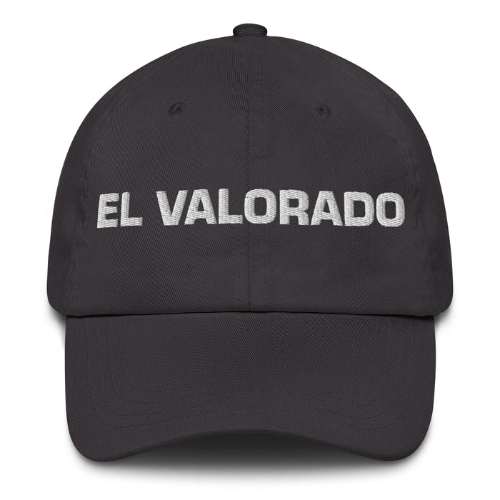 El Valorado The Valued One Mexican Spanish Pride Gift Regalo Dad Hat Mexicada Dark Grey