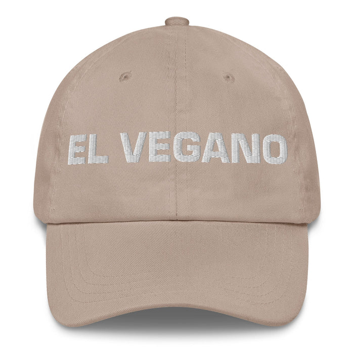 El Vegano The Vegan Mexican Spanish Pride Gift Regalo Dad Hat Mexicada Stone