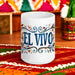 El Vivo Exclusive Art Piece Home Office Work Coffee Mug Mexican Spanish Pride Gift Cup One-Of-A-Kind Calligraphy White Glossy Mug | E2 Mexicada 15 oz