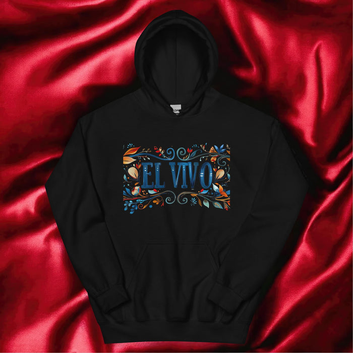 El Vivo Exclusive Art Piece Home Office Work Mexican Spanish Pride Gift One-Of-A-Kind Unisex Hoodie | E2 Mexicada Black / S