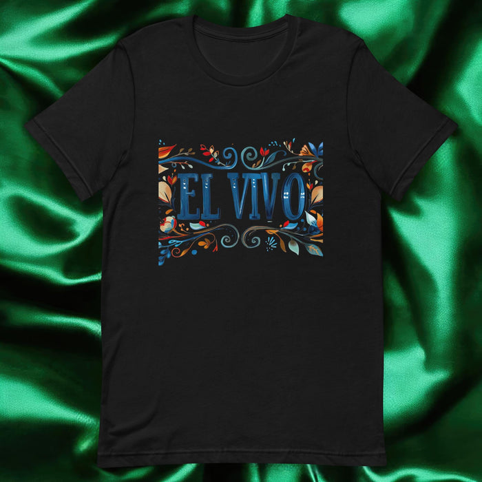 El Vivo Exclusive Art Piece Home Office Work Mexican Spanish Pride Gift One-Of-A-Kind Unisex T-Shirt | E2 Mexicada Black / S