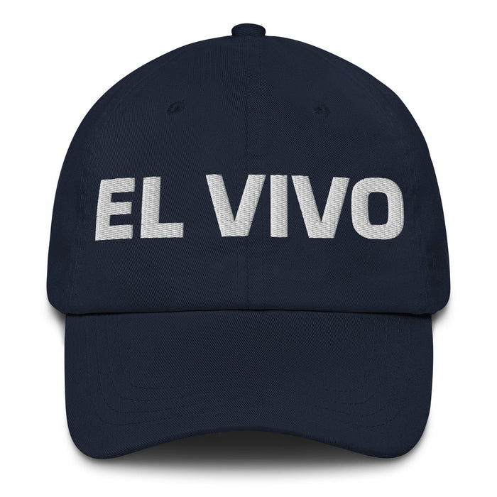 El Vivo The Clever One Mexican Spanish Pride Gift Regalo Dad Hat Mexicada Navy