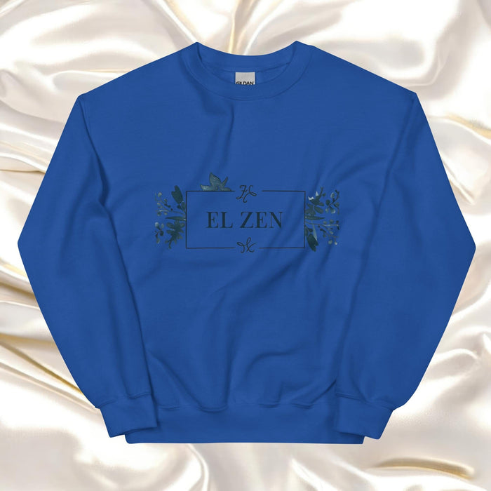 El Zen Exclusive Art Piece Home Office Work Mexican Spanish Pride Gift One-Of-A-Kind Unisex Sweatshirt | E9 Mexicada Royal / S