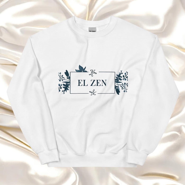 El Zen Exclusive Art Piece Home Office Work Mexican Spanish Pride Gift One-Of-A-Kind Unisex Sweatshirt | E9 Mexicada White / S