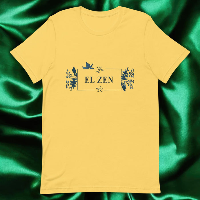 El Zen Exclusive Art Piece Home Office Work Mexican Spanish Pride Gift One-Of-A-Kind Unisex T-Shirt | E9 Mexicada Yellow / S