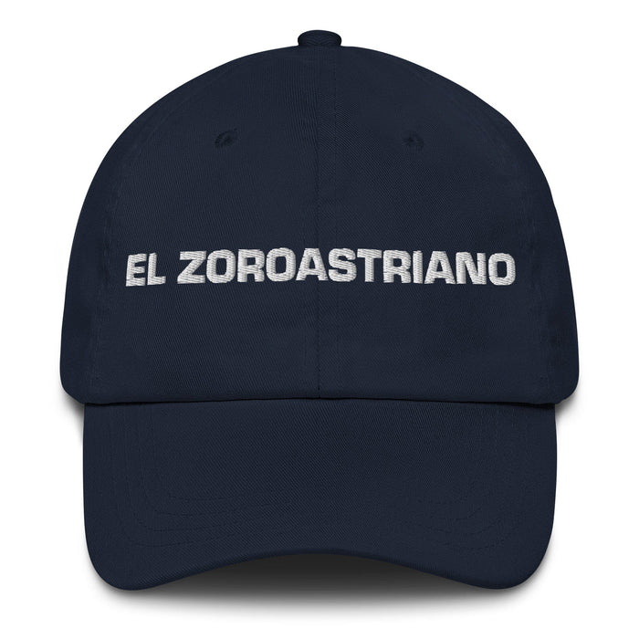 El Zoroastriano The Zoroastrian Mexican Spanish Pride Gift Regalo Dad Hat Mexicada Navy