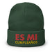 Embroidered Es Mi Cumpleanos It's My Birthday Funny Party Supplies Beanie - Mexicada