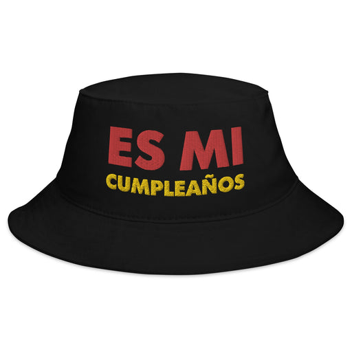 Embroidered Es Mi Cumpleanos It's My Birthday Funny Party Supplies Bucket Hat - Mexicada