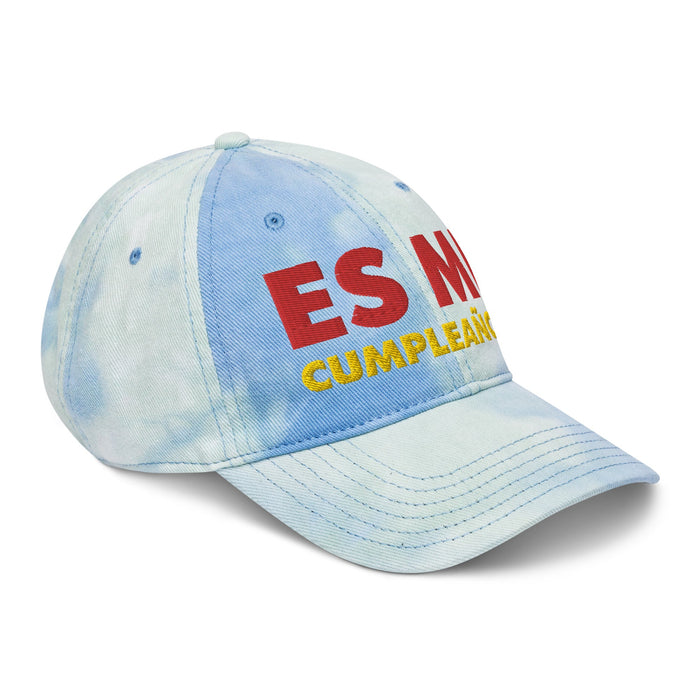 Embroidered Es Mi Cumpleanos It's My Birthday Funny Party Supplies Tie Dye Hat - Mexicada