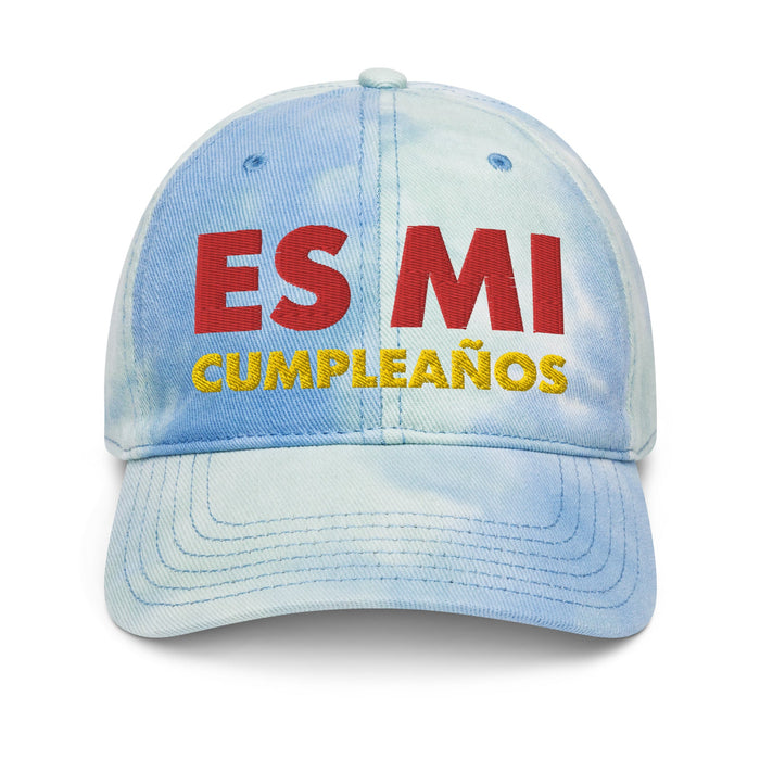 Embroidered Es Mi Cumpleanos It's My Birthday Funny Party Supplies Tie Dye Hat - Mexicada