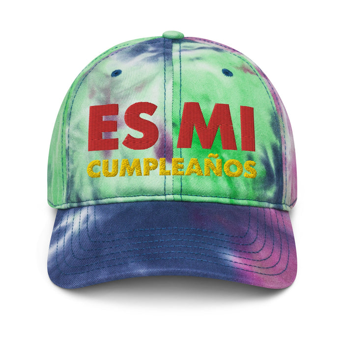 Embroidered Es Mi Cumpleanos It's My Birthday Funny Party Supplies Tie Dye Hat - Mexicada