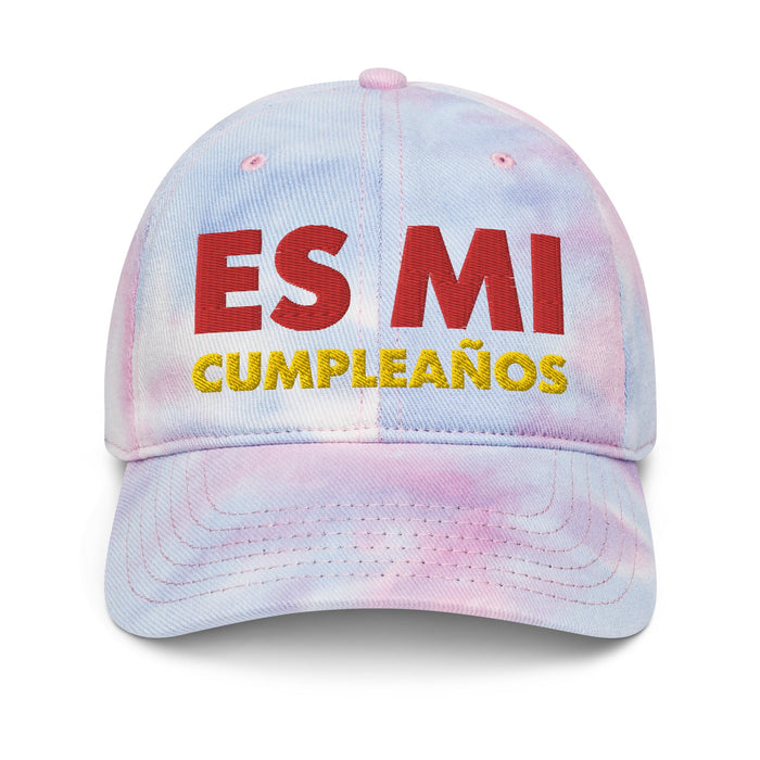 Embroidered Es Mi Cumpleanos It's My Birthday Funny Party Supplies Tie Dye Hat - Mexicada