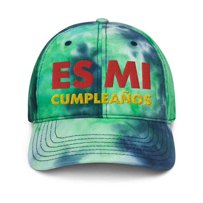 Embroidered Es Mi Cumpleanos It's My Birthday Funny Party Supplies Tie Dye Hat - Mexicada