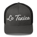 Embroidered La Toxica Spanish Mexican Bingo Game Funny Toxic Retro Trucker Hat Mexicada Charcoal/ Black