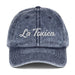 Embroidered La Toxica Spanish Mexican Bingo Game Funny Toxic Vintage Twill Cap - Mexicada