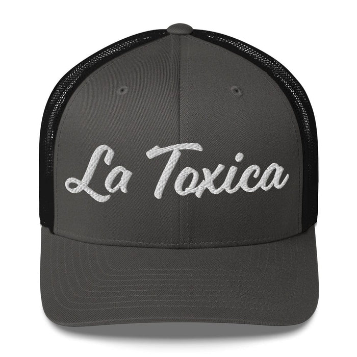 Embroidered La Toxica Spanish Mexican Bingo Game Funny Toxiic Retro Trucker Hat - Mexicada