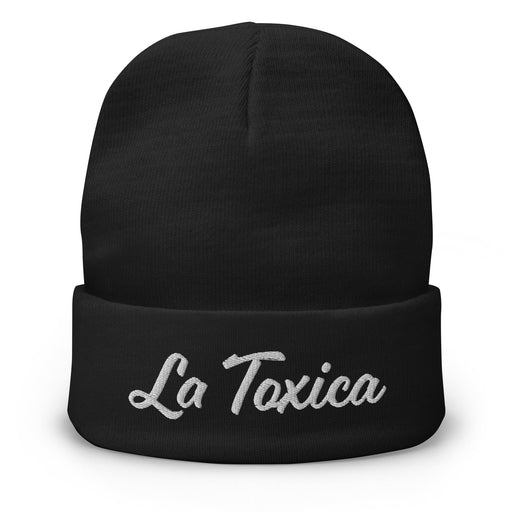 Embroidered La Toxica Spanish Mexican Bingo Game Sarcastic Funny Toxic Beanie - Mexicada