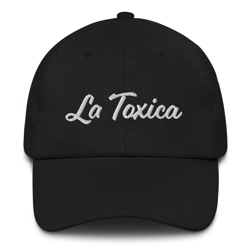 Embroidered La Toxica Spanish Mexican Bingo Game Sarcastic Funny Toxic Dad Hat - Mexicada