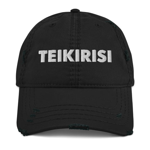 Embroidered Teikirisi - Take It Easy Funny Spanish Saying Distressed Dad Hat - Mexicada