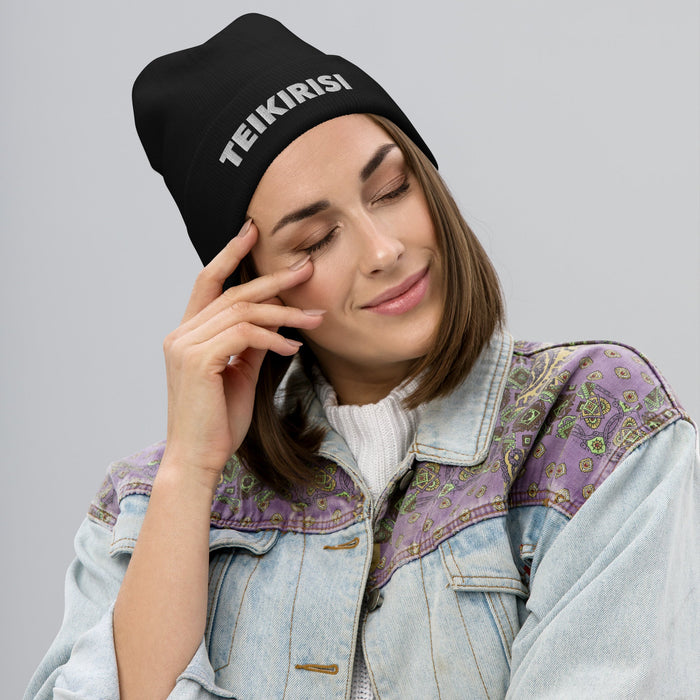 Embroidered Teikirisi - Take It Easy Funny Spanish Saying Phrase Slang Beanie - Mexicada