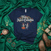 Feliz Navi-Cumbia Christmas Shirt with Dancing Skeletons, Dia de Muertos Holiday Fiesta Tee, Festive Latin Music Xmas Gift, Unisex Spanish English Navidad T-Shirt Apparel Mexicada