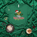 Feliz Navi-Cumbia Christmas T-Shirt with Maracas, Santa Hat, and Holly - Festive Holiday Shirt, Cumbia Music Lover Tee, Spanish Christmas Celebration Apparel, Xmas Party Outfit Mexicada
