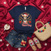 Feliz Navi-Dog Christmas Chihuahua T-Shirt, Cute Dog with Santa Hat and Scarf, Holiday Fiesta Tee, Funny Spanish and English Xmas Apparel for Pet Lovers Mexicada