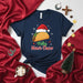 Feliz Navi-Taco Christmas Shirt, Funny Taco Santa Hat Unisex Tee, Holiday Party Food Pun T-Shirt, Fiesta Navidad Gift Idea Mexicada