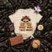 Fright Night Taco Night Shirt, Halloween Sugar Skull Sombrero Pumpkin Tee, Day of the Dead Dia de Muertos Spooky Funny Unisex T-Shirt Mexicada