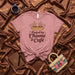 Fueled by Chisme & Café T-Shirt, Funny Hispanic Coffee Shirt, Spanish Slang Latinx Tee, Comadre Gift, Gossip and Coffee Unisex Top, Mauve Pink. Mexicada