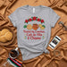 Fueled by Conchas, Café de Olla & Chisme Unisex T-Shirt, Funny Latina Christmas Holiday Shirt, Mexican Pan Dulce Poinsettia Graphic Tee, Cute Gift for Her Mom Sister Friend, Latinx Culture Shirt Mexicada