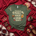 Fueled By Pozole, Ponche & Chisme Nights T-Shirt, Funny Hispanic Food Winter Holidays Tee, Christmas Family Party Shirt, Mexican Soup Drink Gift Idea Mexicada