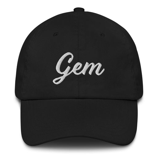 Gem Embroidered Dad Hat | Jewel, Brilliance, Treasure, Radiance, Luck | G5 Mexicada