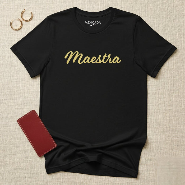 Maglietta Maestra Uomo e Donna | Insegnante, Potenziamento, Forza, Saggezza, Leadership | M5