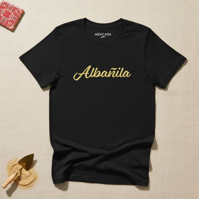 Maglietta per uomo e donna Albañila | Muratore, costruttore, forza, artigianato, edilizia | A5