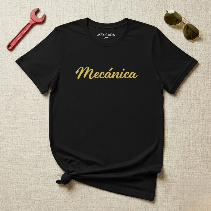 Maglietta da uomo e donna Mecánica | Meccanica, ingegneria, lavoro, forza, strumenti | M5