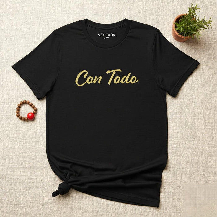Maglietta Con Todo da Uomo e Donna | Forza, Resilienza, Motivazione, Potere, Fiducia | C5
