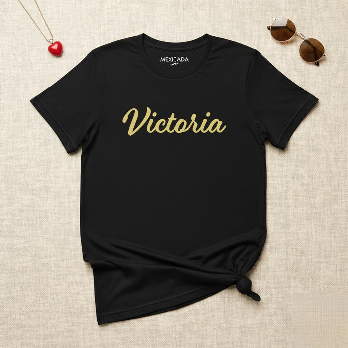 Maglietta da uomo e donna Victoria | Vittoria, forza, emancipazione, trionfo, fiducia | V5