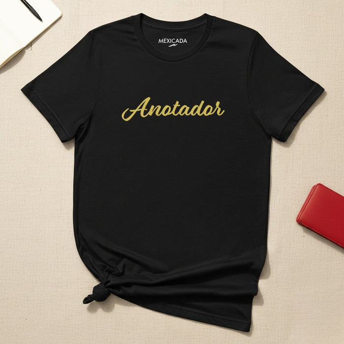 Maglietta da uomo e donna Anotador | Blocco note, Scrittura, Creatività, Organizzazione, A5 | L5