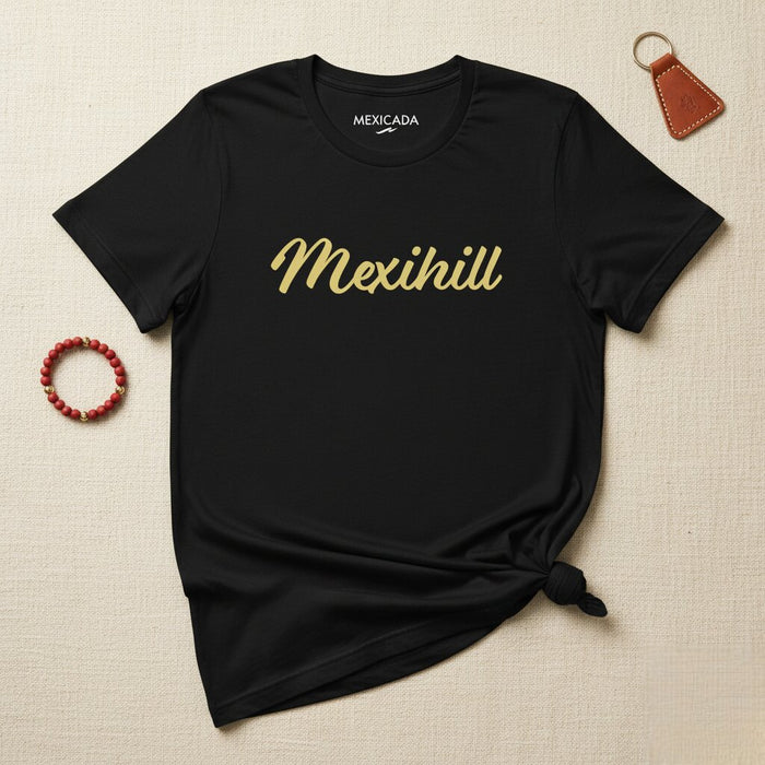Mexihill Men & Women's T-Shirt | M5, Mexican Culture, Heritage, Tradition, Aztec, Pride, Bold Design